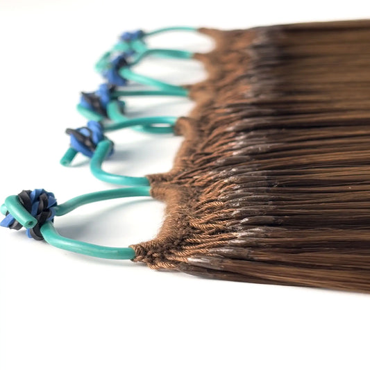 Crochet twin tip extensions with Italian strong glue