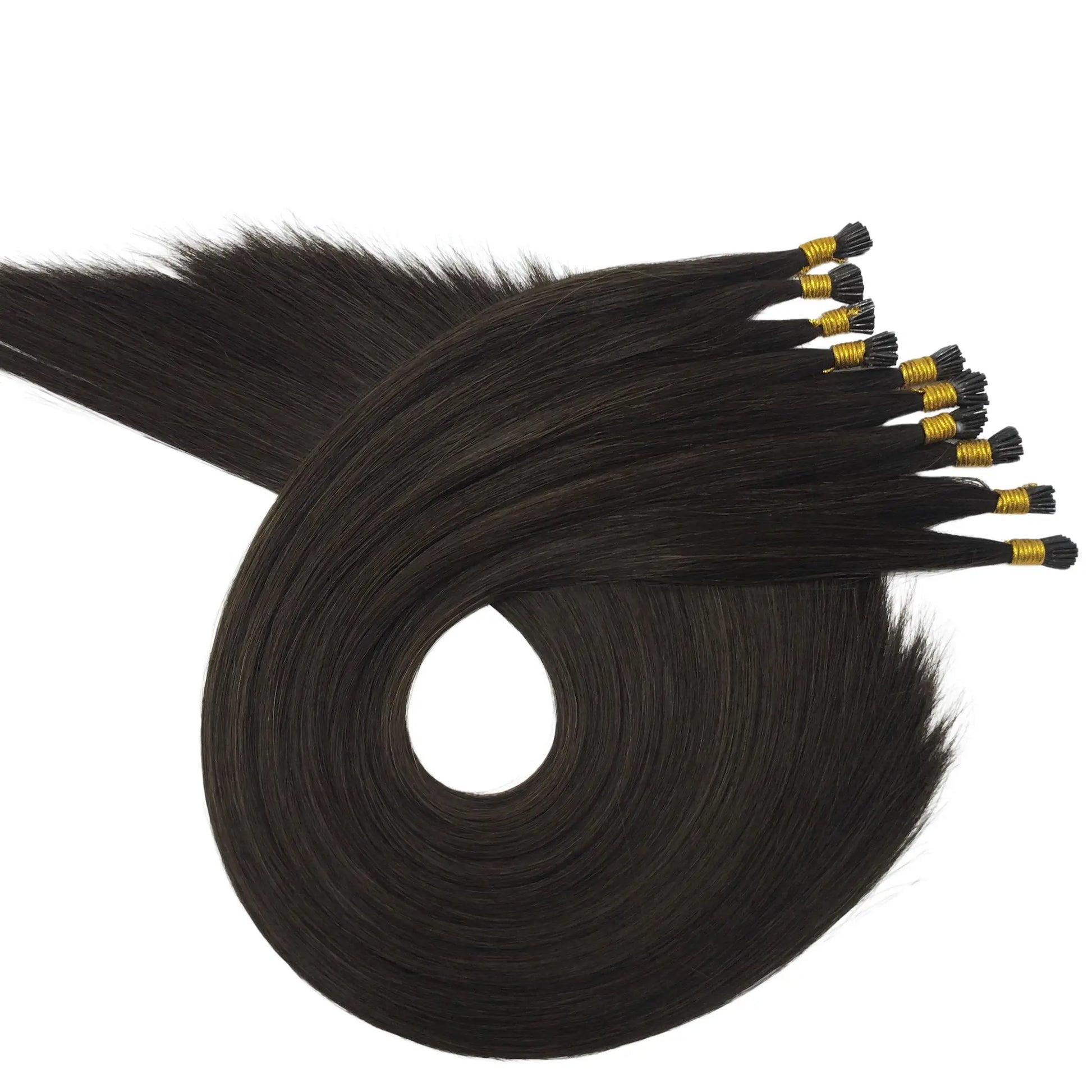 I tip keratin extensions thick hair ends double drawn